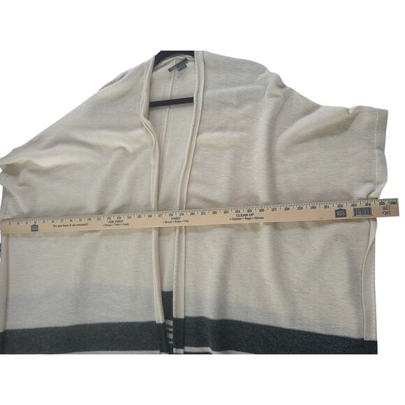 Vince Womens Medium Large Sweater Poncho Cape Armholes Wool Cashmere Open #5696 - Picture 10 of 12